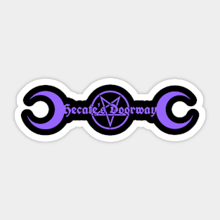 Hecate's Doorway logo Sticker